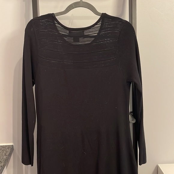 Black, Large, Tahari mid length dress, new with tag - Picture 3 of 5